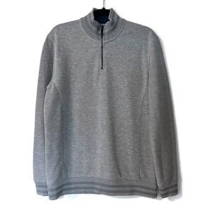 Ted Baker Gray Half Zip Pullover Sweater, Size 4 (Large)